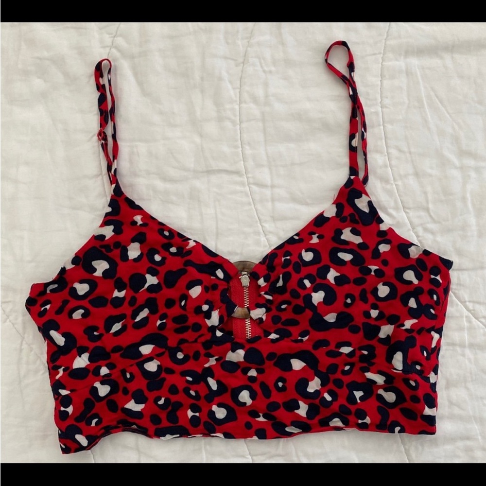 Millau Cheetah Cropped Top